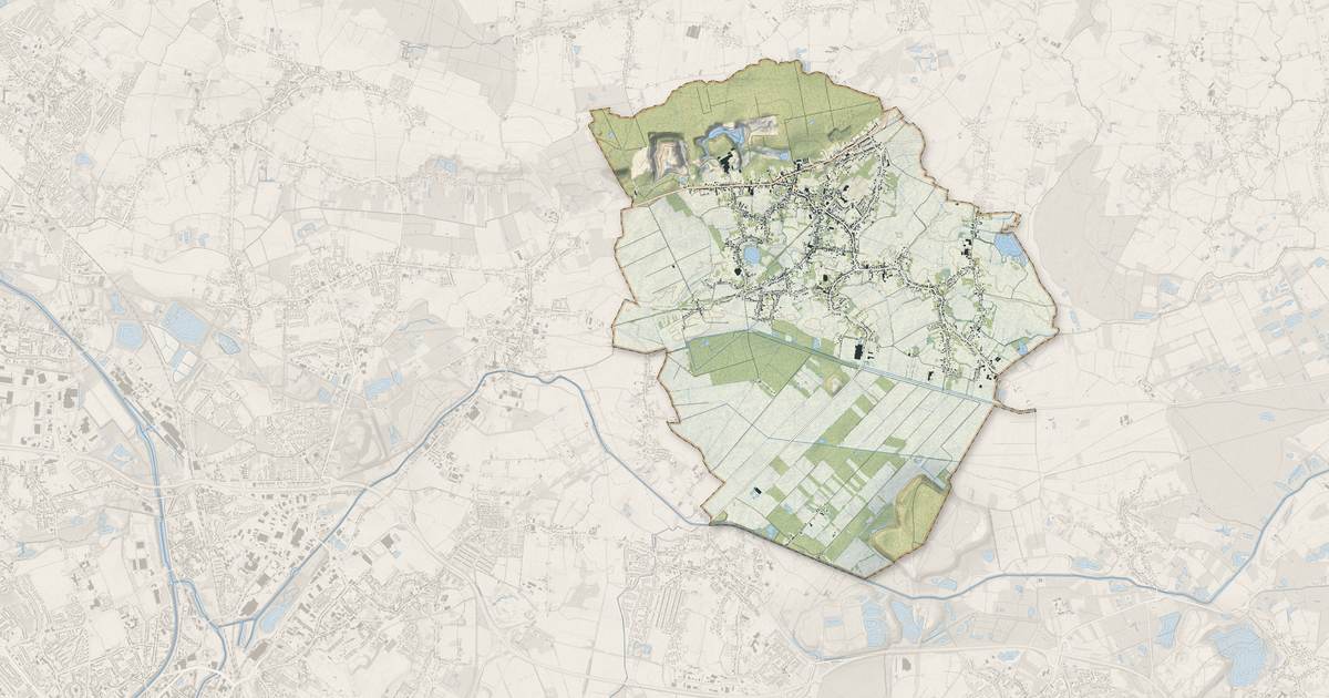 Portrait cartographique de Flines-lez-Raches : relief, eau, forêts, bâti et voies, calculés à partir des données de l'IGN