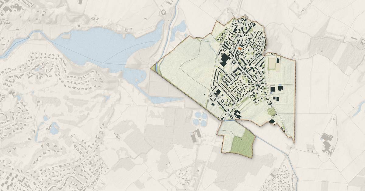 Portrait cartographique de Forest-sur-Marque : relief, eau, forêts, bâti et voies, calculés à partir des données de l'IGN