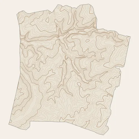 Fourmies : courbes de niveau