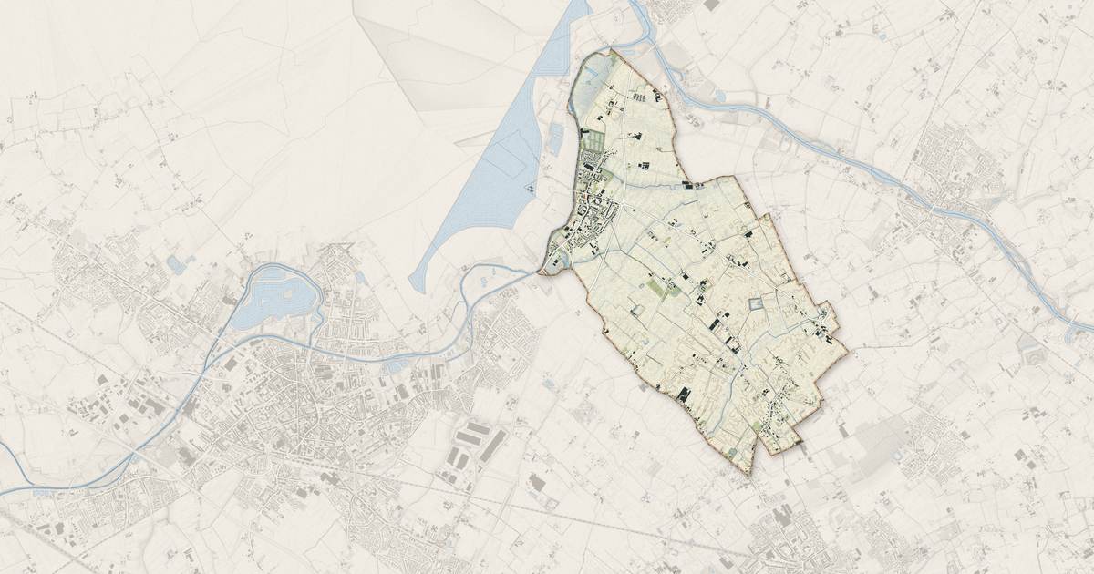 Portrait cartographique de Frelinghien : relief, eau, forêts, bâti et voies, calculés à partir des données de l'IGN