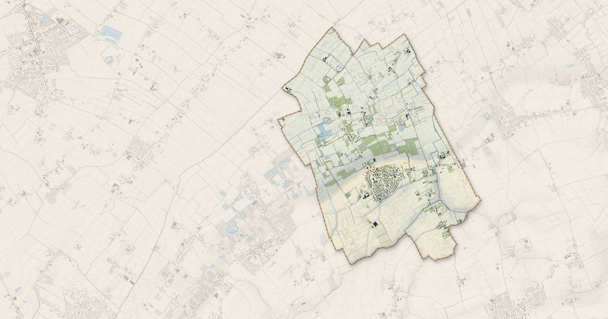 Portrait cartographique de Fromelles : relief, eau, forêts, bâti et voies, calculés à partir des données de l'IGN