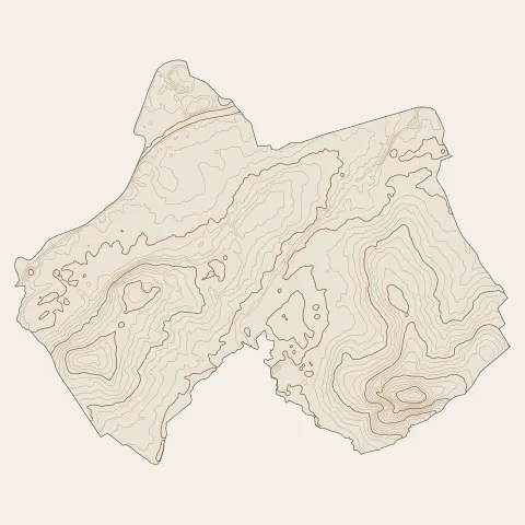 Halluin : courbes de niveau