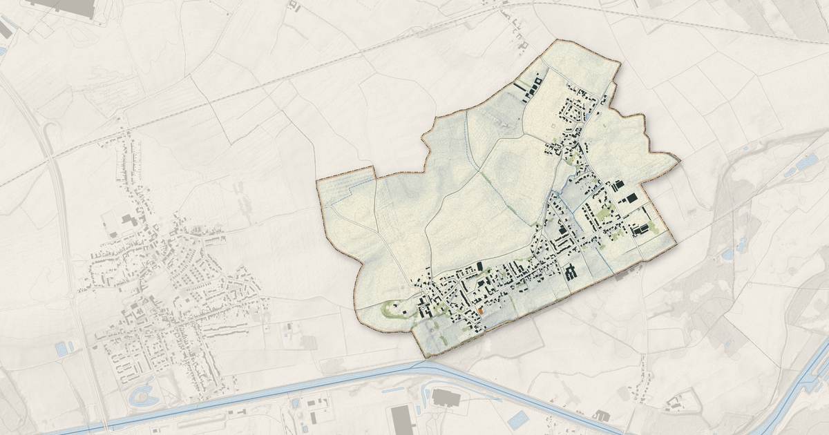 Portrait cartographique de Hantay : relief, eau, forêts, bâti et voies, calculés à partir des données de l'IGN