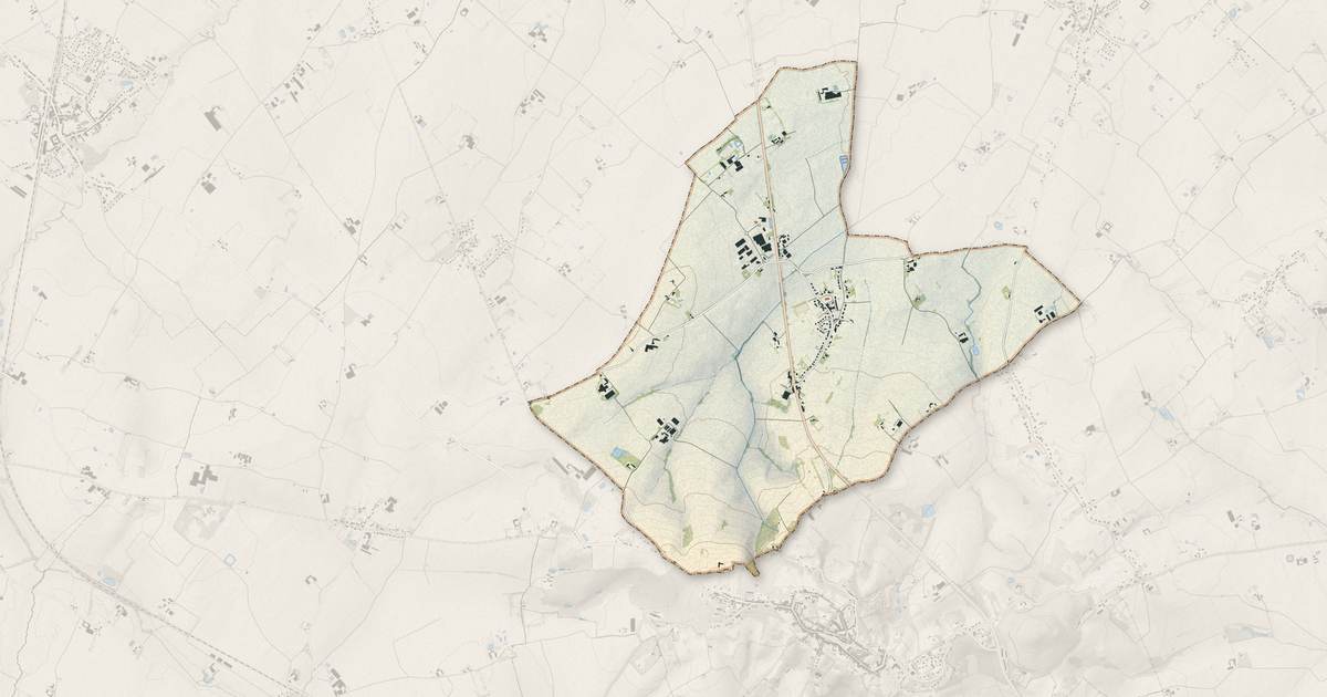 Portrait cartographique de Hardifort : relief, eau, forêts, bâti et voies, calculés à partir des données de l'IGN