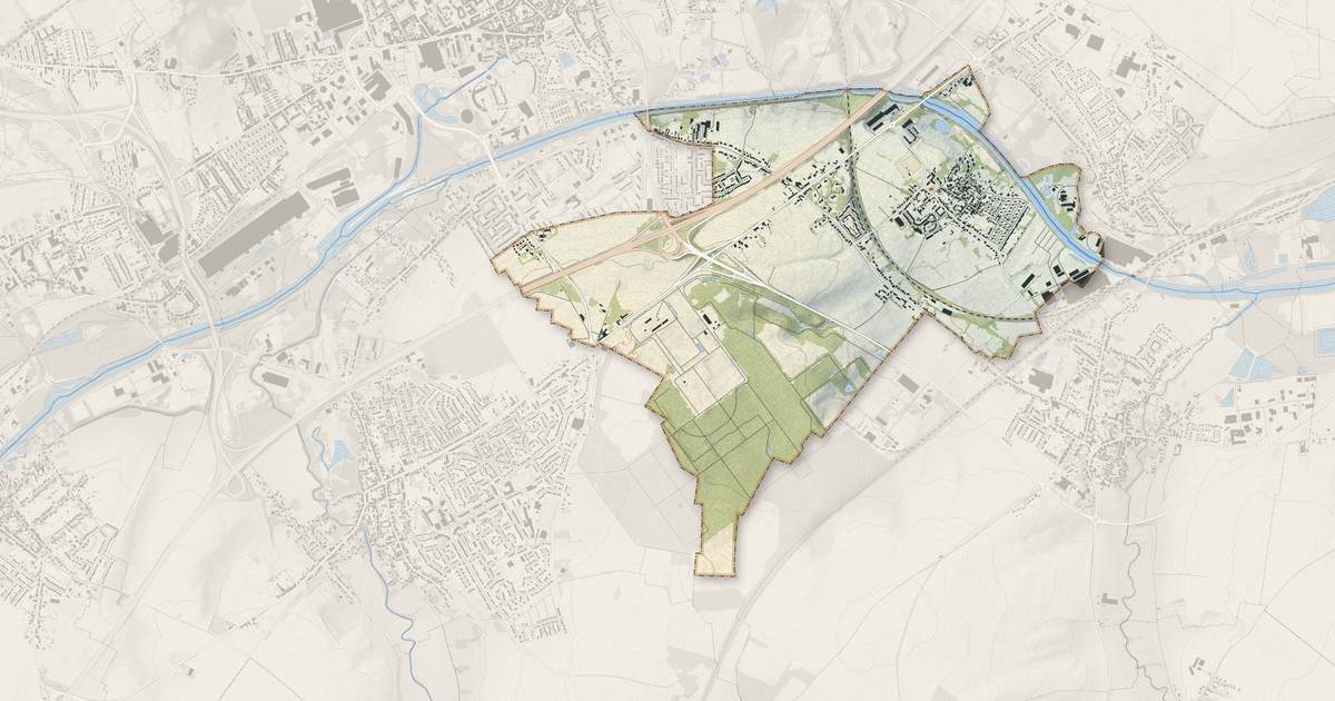Portrait cartographique de Haulchin : relief, eau, forêts, bâti et voies, calculés à partir des données de l'IGN