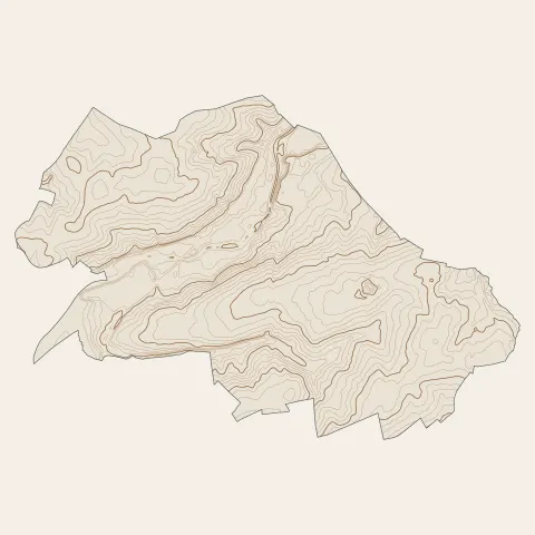Hautmont : courbes de niveau