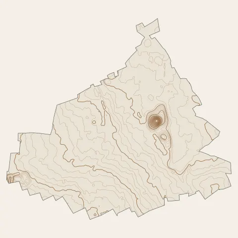 Haveluy : courbes de niveau