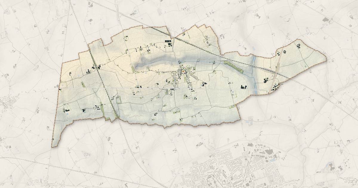 Portrait cartographique de Hondeghem : relief, eau, forêts, bâti et voies, calculés à partir des données de l'IGN