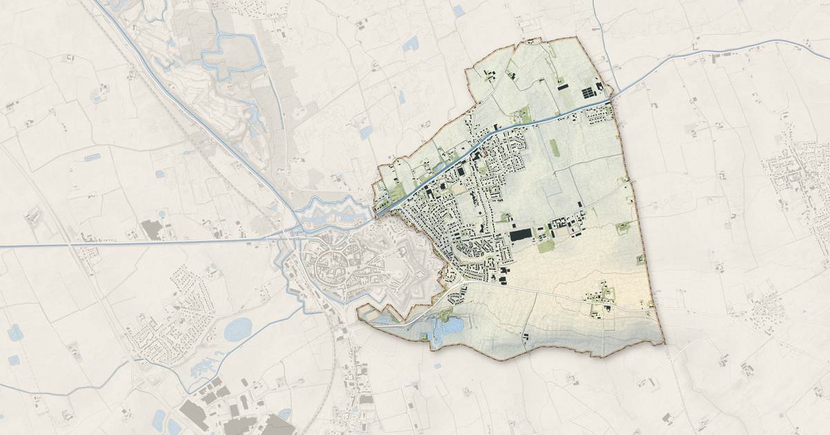 Portrait cartographique de Hoymille : relief, eau, forêts, bâti et voies, calculés à partir des données de l'IGN