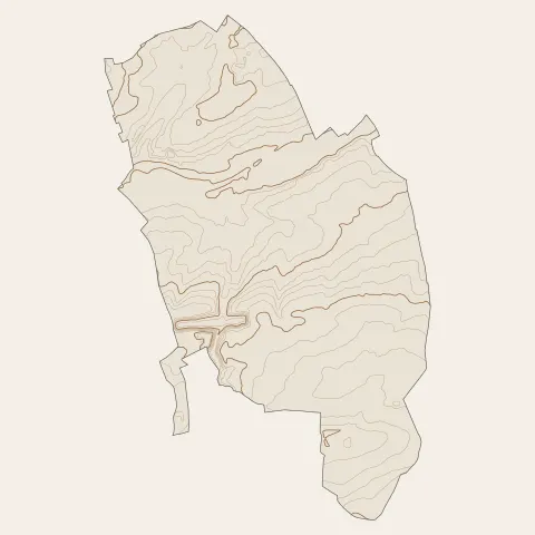 Jeumont : courbes de niveau