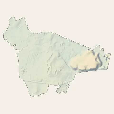 Lallaing : relief