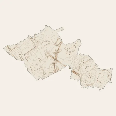 Lambres-lez-Douai : courbes de niveau