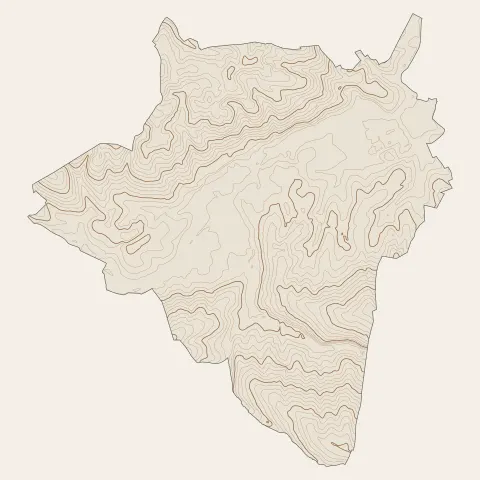 Landrecies : courbes de niveau