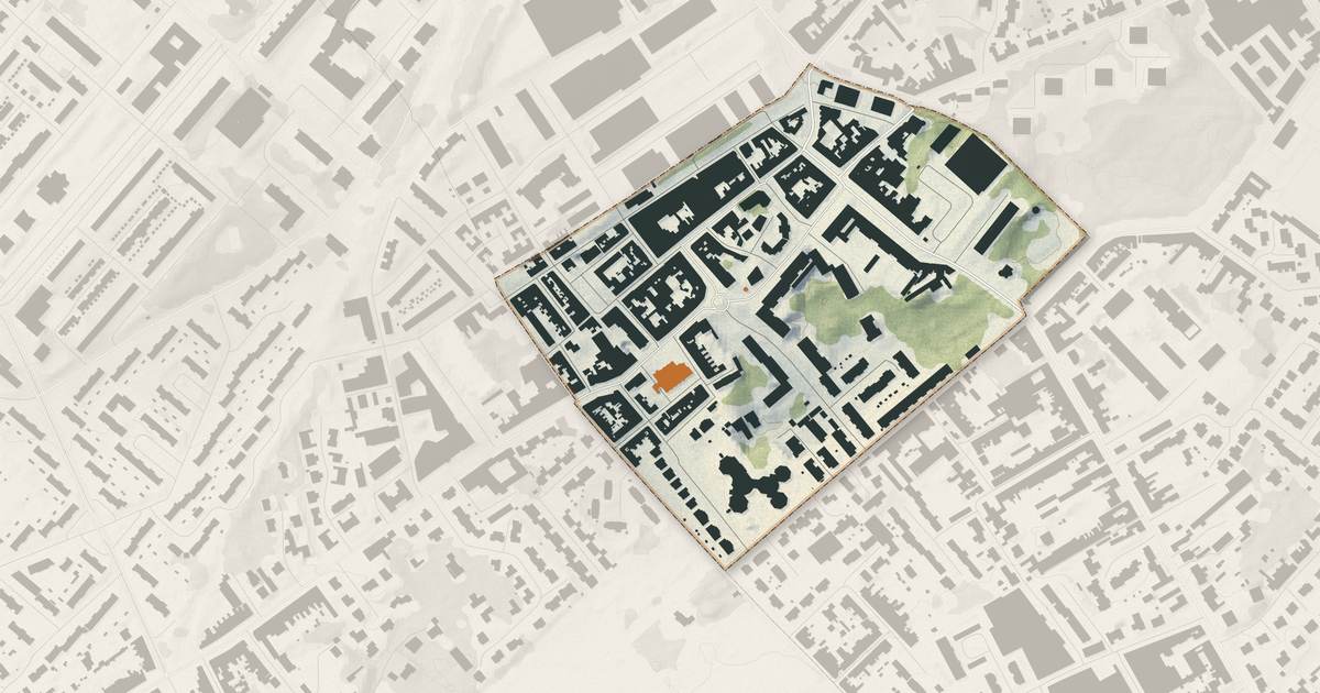 Portrait cartographique de Lannoy : relief, eau, forêts, bâti et voies, calculés à partir des données de l'IGN