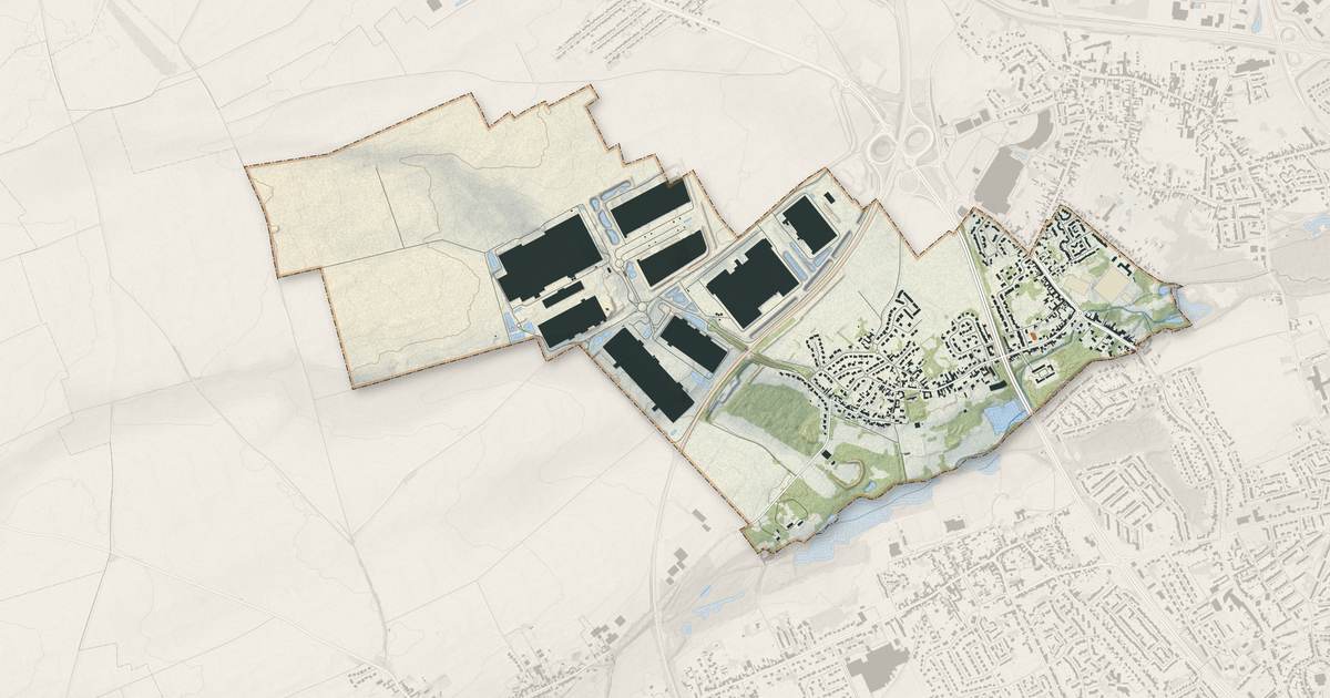 Portrait cartographique de Lauwin-Planque : relief, eau, forêts, bâti et voies, calculés à partir des données de l'IGN