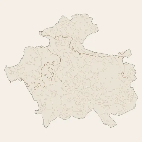 Lecelles : courbes de niveau