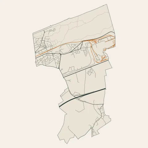 Leffrinckoucke : voies
