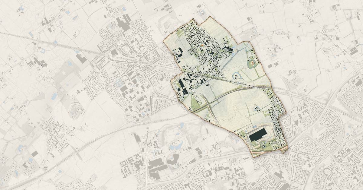 Portrait cartographique de Lompret : relief, eau, forêts, bâti et voies, calculés à partir des données de l'IGN