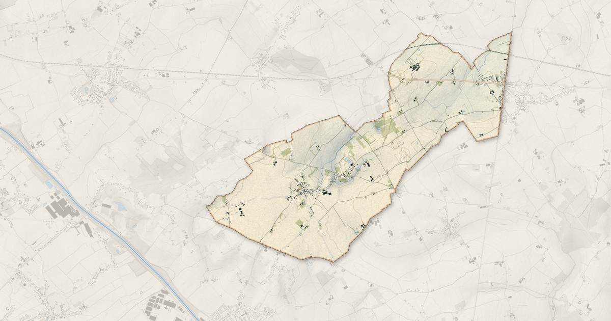 Portrait cartographique de Lynde : relief, eau, forêts, bâti et voies, calculés à partir des données de l'IGN
