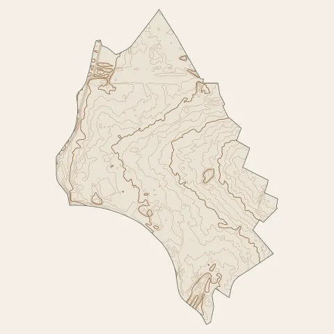 La Madeleine : courbes de niveau