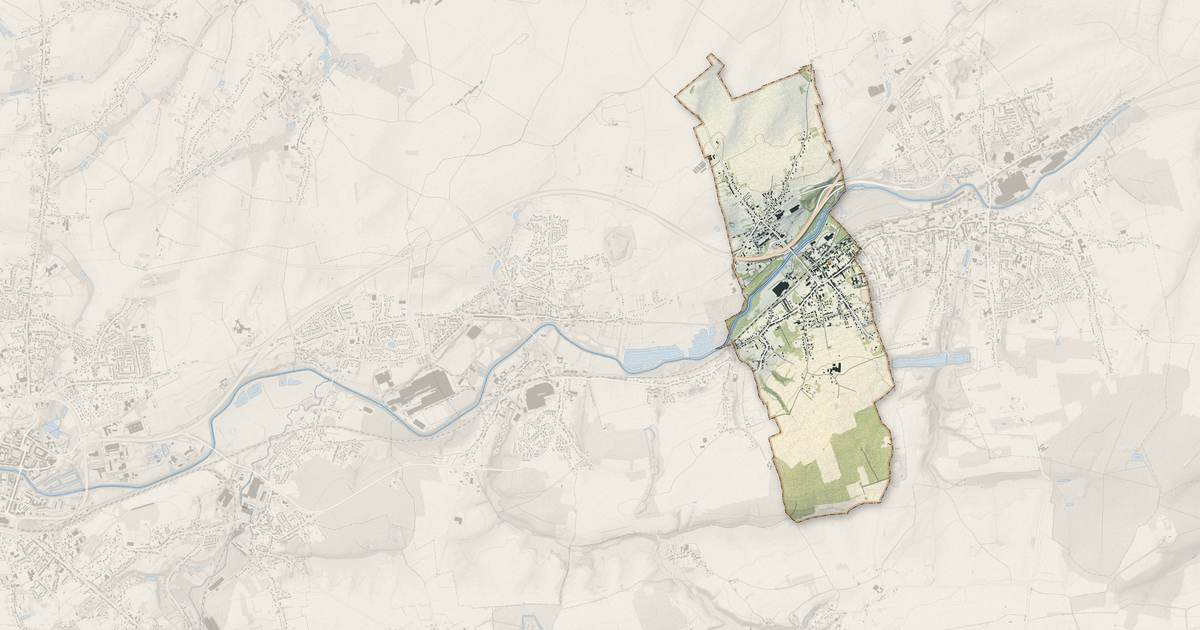 Portrait cartographique de Marpent : relief, eau, forêts, bâti et voies, calculés à partir des données de l'IGN