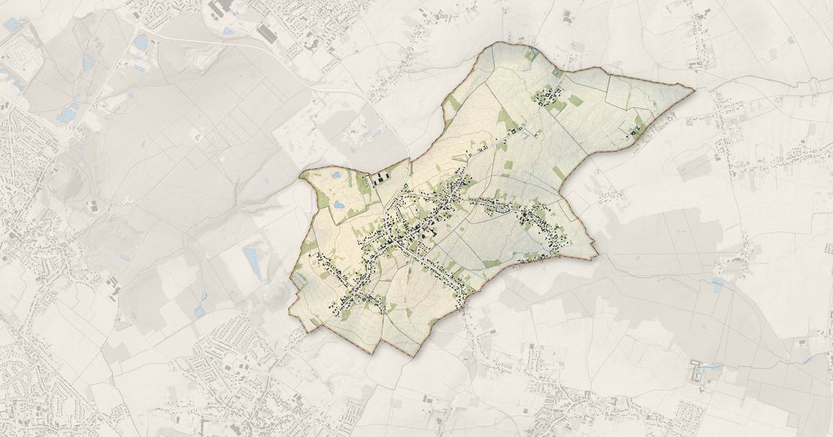 Portrait cartographique de Moncheaux : relief, eau, forêts, bâti et voies, calculés à partir des données de l'IGN
