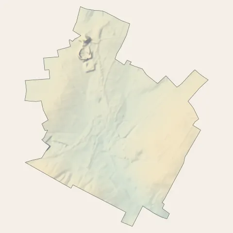 Monchecourt : relief