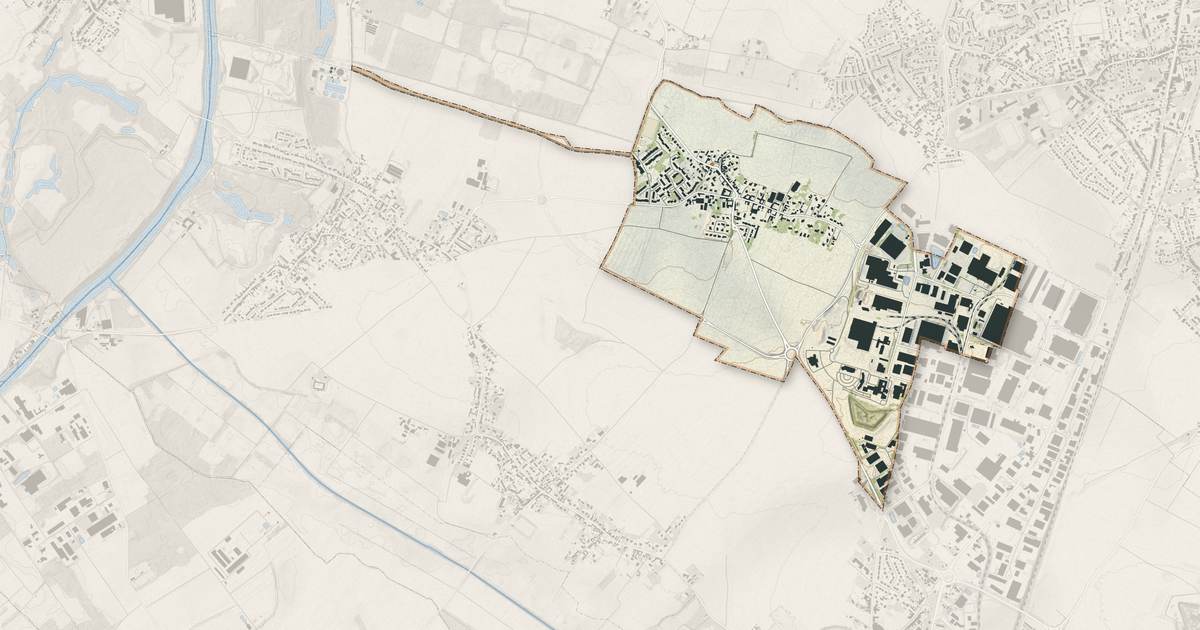 Portrait cartographique de Noyelles-lès-Seclin : relief, eau, forêts, bâti et voies, calculés à partir des données de l'IGN