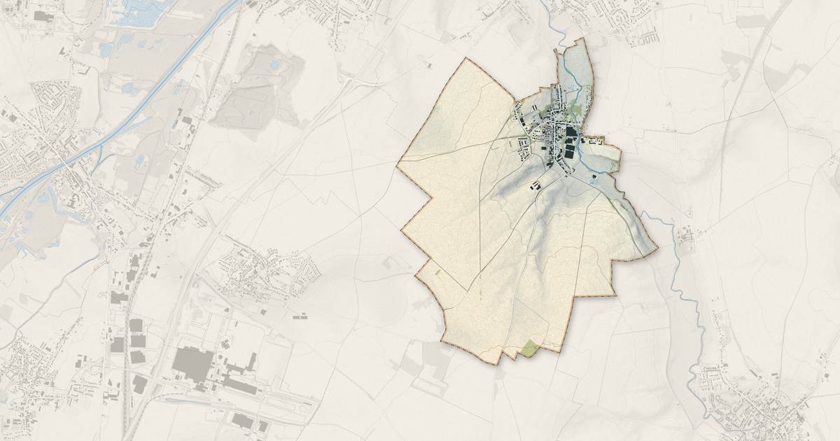 Portrait cartographique de Noyelles-sur-Selle : relief, eau, forêts, bâti et voies, calculés à partir des données de l'IGN
