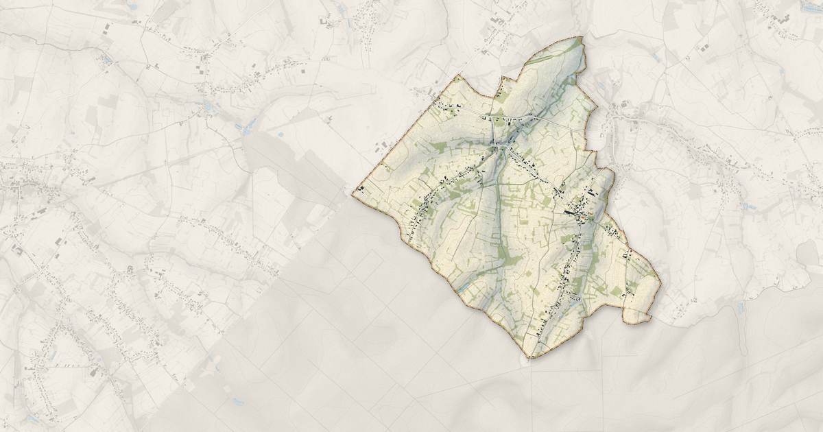 Portrait cartographique de Obies : relief, eau, forêts, bâti et voies, calculés à partir des données de l'IGN