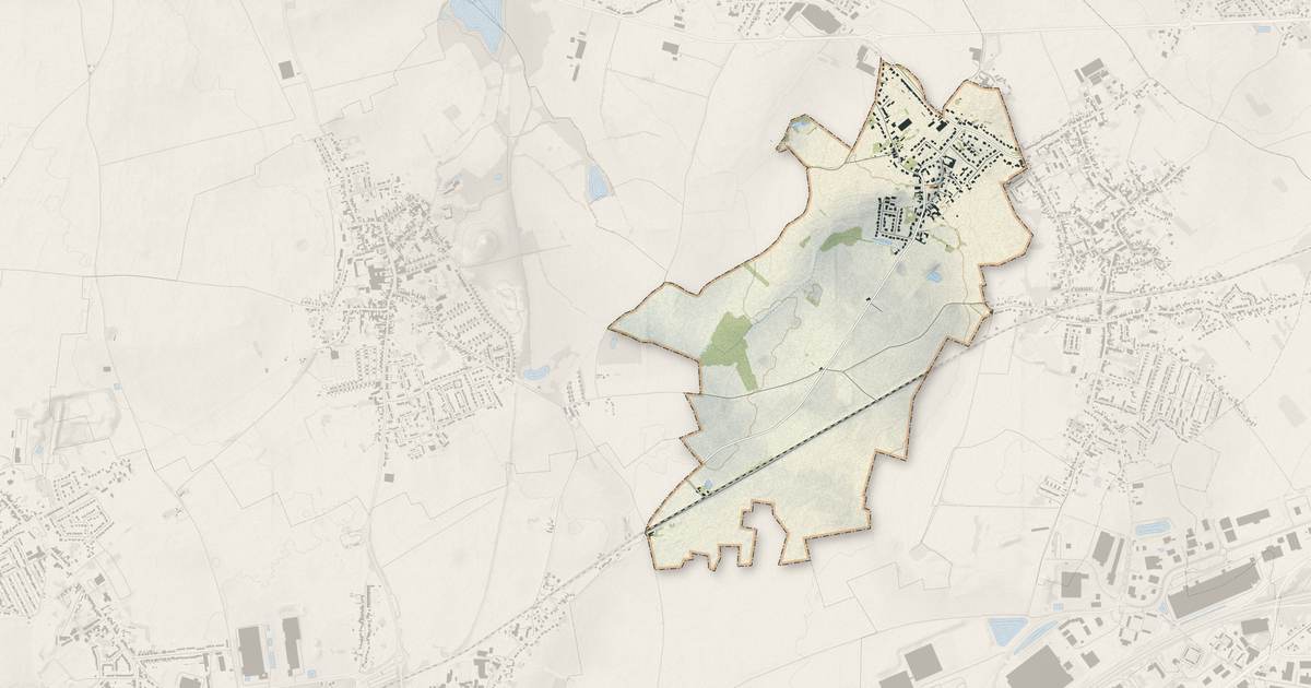 Portrait cartographique de Oisy : relief, eau, forêts, bâti et voies, calculés à partir des données de l'IGN