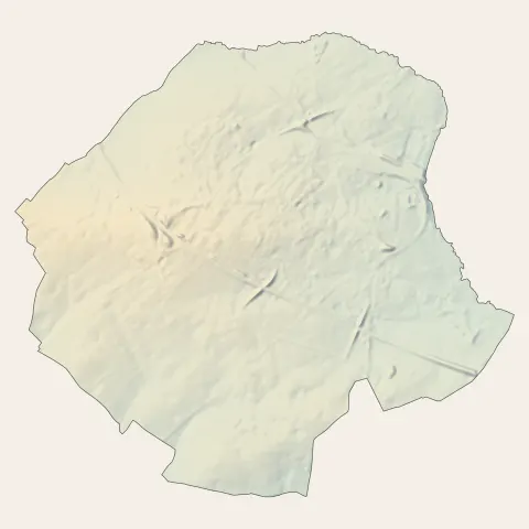 Orchies : relief