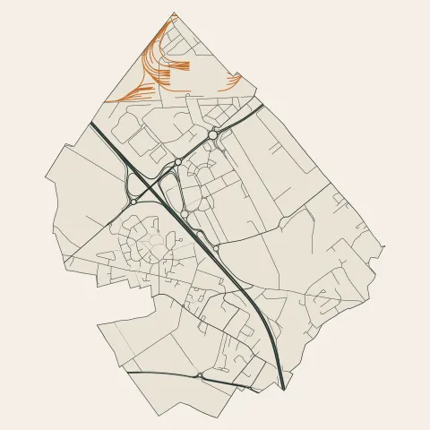 Petite-Forêt : voies