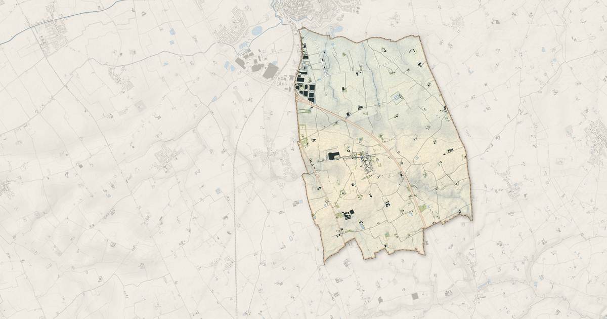 Portrait cartographique de Quaëdypre : relief, eau, forêts, bâti et voies, calculés à partir des données de l'IGN