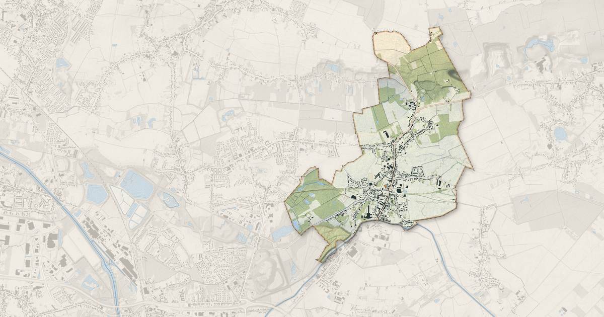 Portrait cartographique de Râches : relief, eau, forêts, bâti et voies, calculés à partir des données de l'IGN