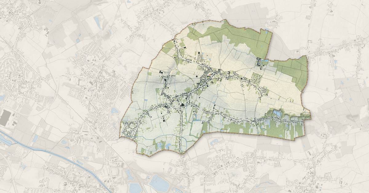 Portrait cartographique de Raimbeaucourt : relief, eau, forêts, bâti et voies, calculés à partir des données de l'IGN