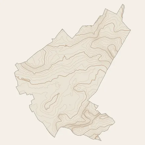 Renescure : courbes de niveau