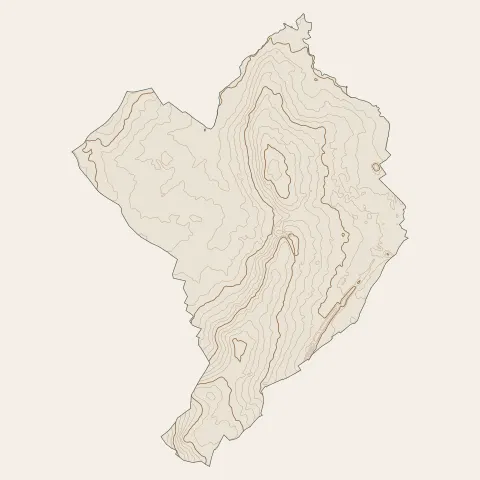 Roncq : courbes de niveau
