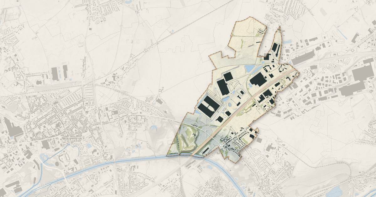 Portrait cartographique de Rouvignies : relief, eau, forêts, bâti et voies, calculés à partir des données de l'IGN