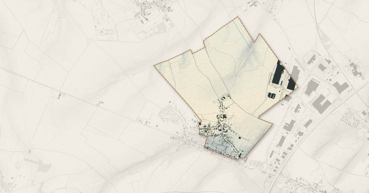 Portrait cartographique de Sailly-lez-Cambrai : relief, eau, forêts, bâti et voies, calculés à partir des données de l'IGN