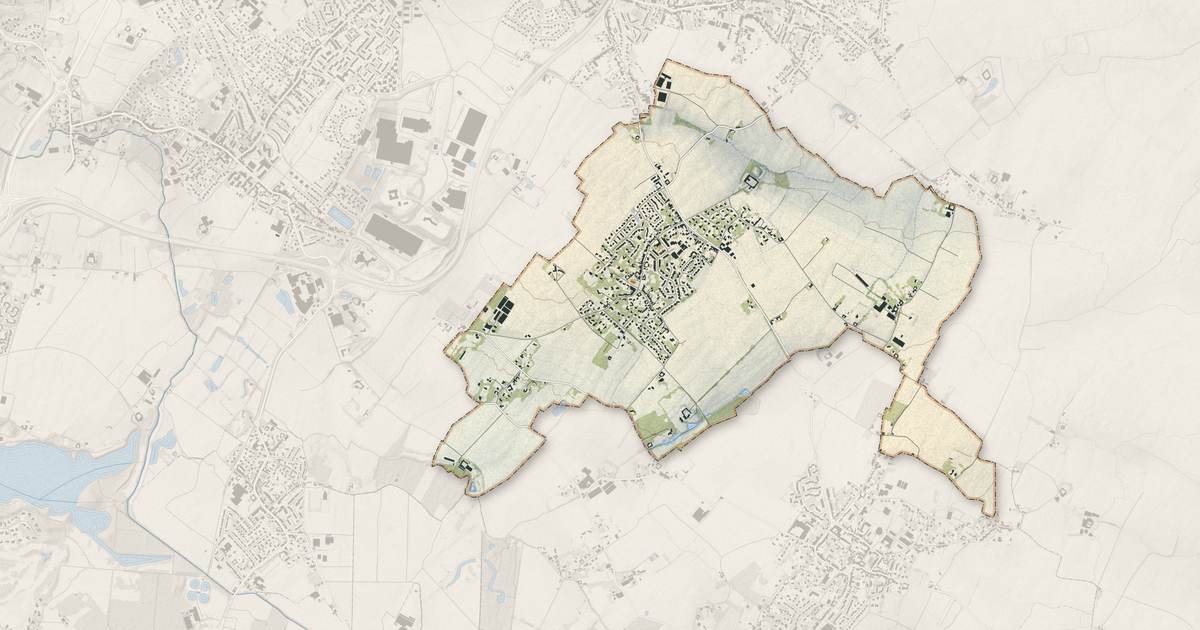 Portrait cartographique de Sailly-lez-Lannoy : relief, eau, forêts, bâti et voies, calculés à partir des données de l'IGN