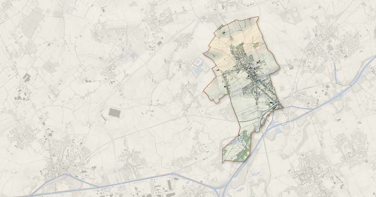 Portrait cartographique de Sainghin-en-Weppes : relief, eau, forêts, bâti et voies, calculés à partir des données de l'IGN