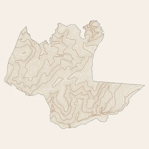 Sains-du-Nord : courbes de niveau