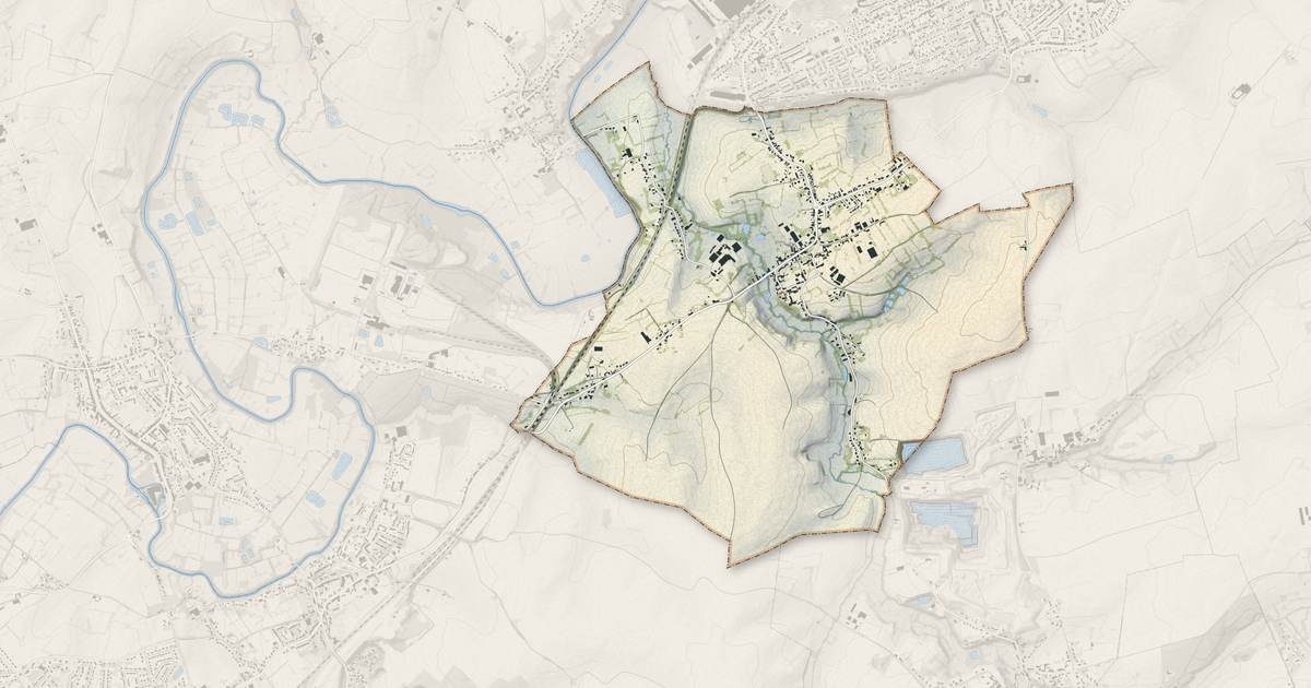 Portrait cartographique de Saint-Remy-du-Nord : relief, eau, forêts, bâti et voies, calculés à partir des données de l'IGN