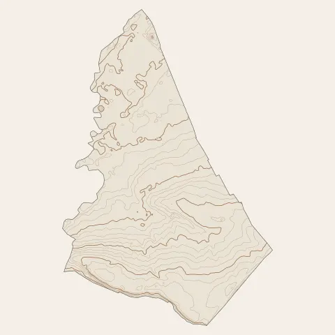 Saint-Saulve : courbes de niveau