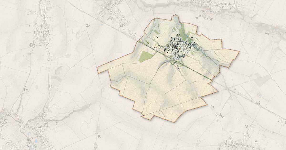 Portrait cartographique de Sepmeries : relief, eau, forêts, bâti et voies, calculés à partir des données de l'IGN