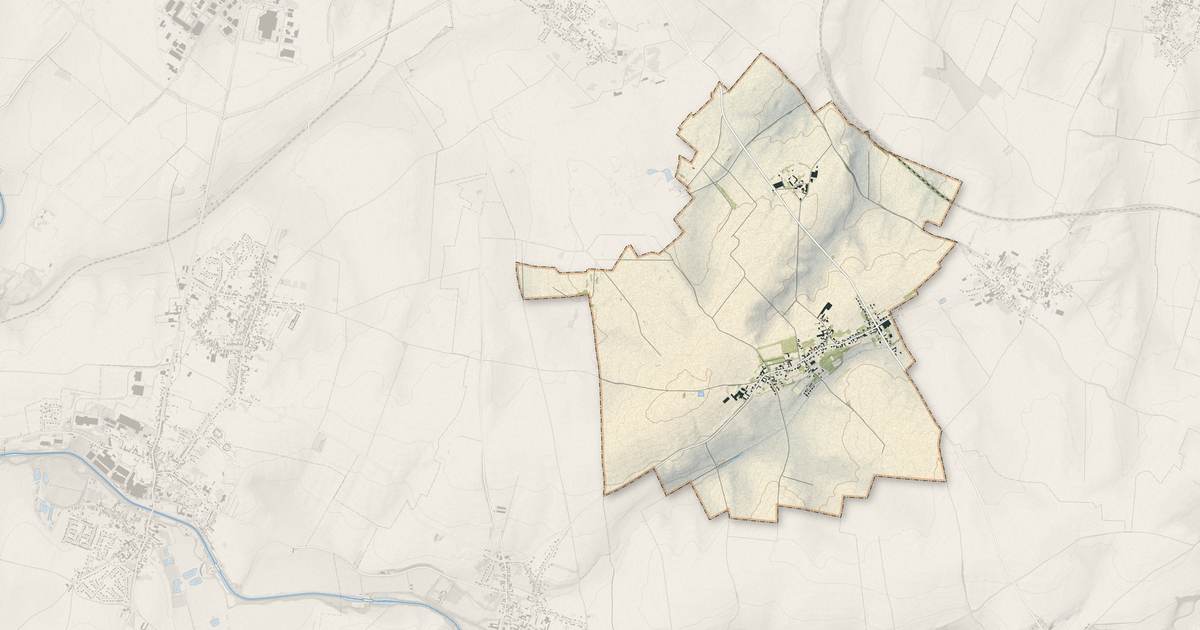 Portrait cartographique de Séranvillers-Forenville : relief, eau, forêts, bâti et voies, calculés à partir des données de l'IGN