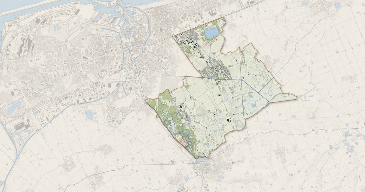 Portrait cartographique de Téteghem-Coudekerque-Village : relief, eau, forêts, bâti et voies, calculés à partir des données de l'IGN