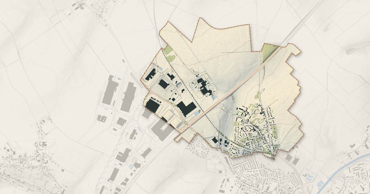 Portrait cartographique de Tilloy-lez-Cambrai : relief, eau, forêts, bâti et voies, calculés à partir des données de l'IGN