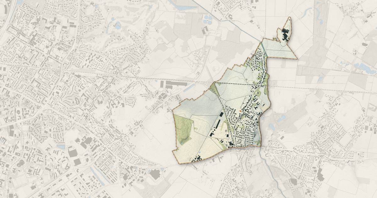 Portrait cartographique de Tressin : relief, eau, forêts, bâti et voies, calculés à partir des données de l'IGN